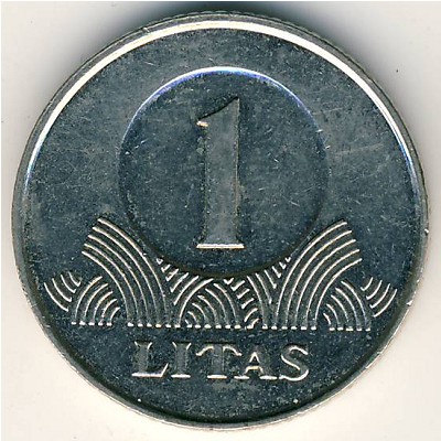 Литва, 1 лит (2002 г.)
