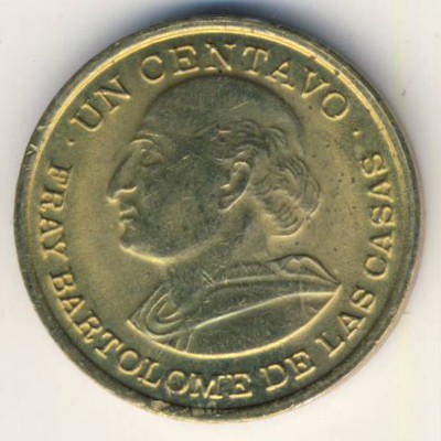 Guatemala, 1 centavo, 1974–1979