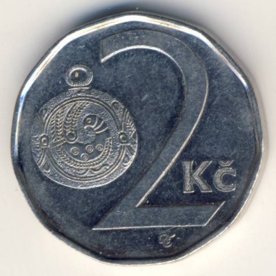 Чехия, 2 кроны (2001 г.)