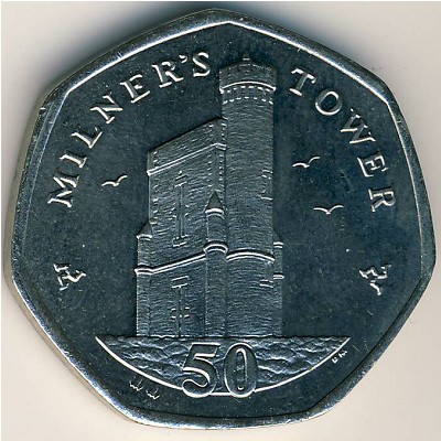 Isle of Man, 50 pence, 2004–2016