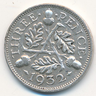 Great Britain, 3 pence, 1932