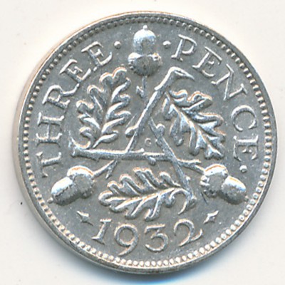 Great Britain, 3 pence, 1932