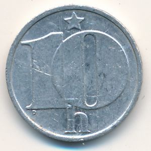 Чехословакия, 10 гелеров (1976 г.)