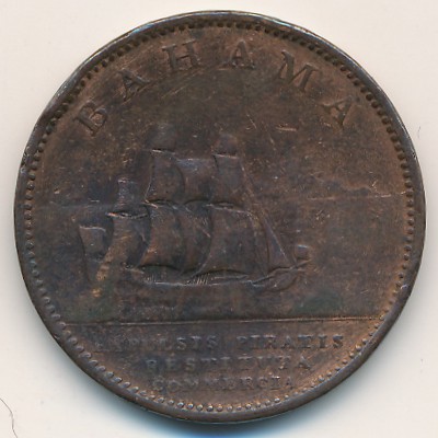Bahamas, 1 penny, 1806