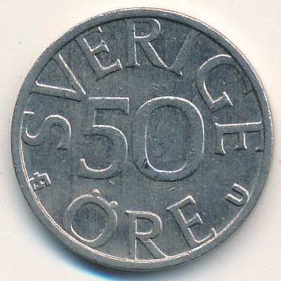 Швеция, 50 эре (1982 г.)