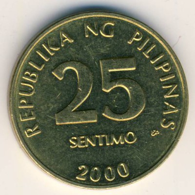 Филиппины, 25 сентимо (2000 г.)