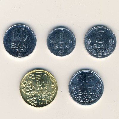 Молдавия, Набор монет