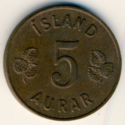 Исландия, 5 эйре (1961 г.)