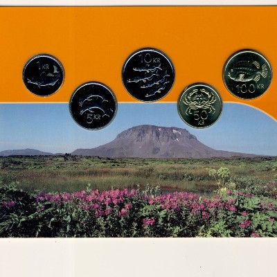 Iceland, Набор монет, 2000