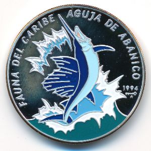 Куба, 10 песо (1994 г.)