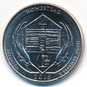 США, 1/4 доллара (2015 г.)