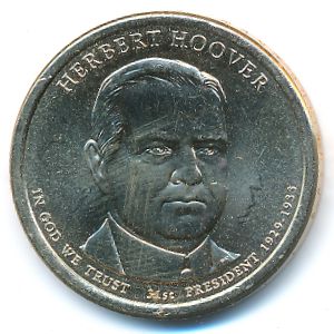 США, 1 доллар (2014 г.)