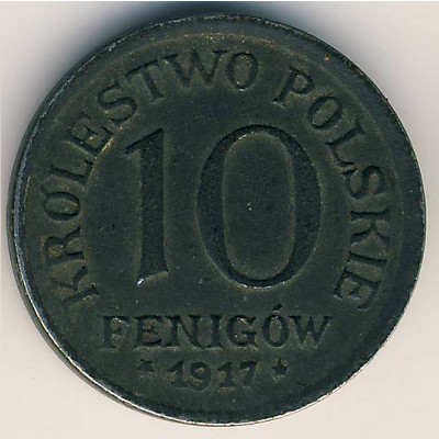 Польша, 10 фенигов (1917–1918 г.)