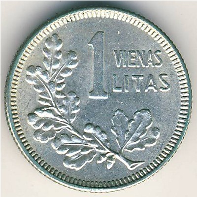 Lithuania, 1 litas, 1925