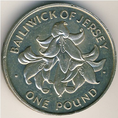 Джерси, 1 фунт (1972 г.)