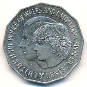 Австралия, 50 центов (1981 г.)