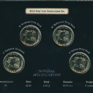 Australia, Набор монет, 2010