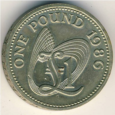 Гернси, 1 фунт (1985–1997 г.)