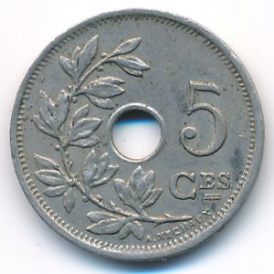 Бельгия, 5 сентим (1926 г.)