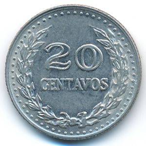 Колумбия, 20 сентаво (1974 г.)