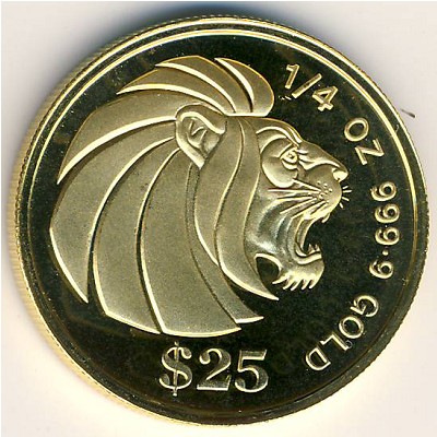 Сингапур, 25 долларов (1990 г.)