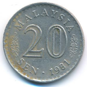 Малайзия, 20 сен (1981 г.)