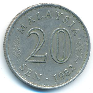 Малайзия, 20 сен (1982 г.)