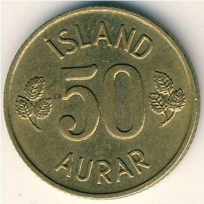 Исландия, 50 эйре (1969–1974 г.)