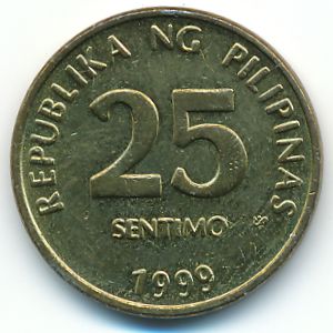 Филиппины, 25 сентимо (1999 г.)