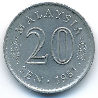 Малайзия, 20 сен (1981 г.)