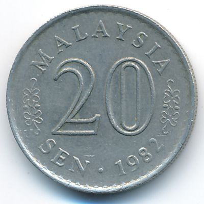 Малайзия, 20 сен (1982 г.)