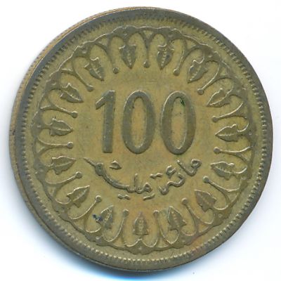 Tunis, 100 millim, 1983