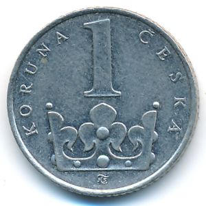 Чехия, 1 крона (1996 г.)