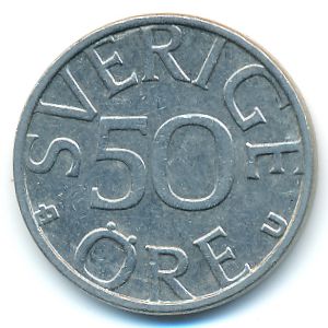 Швеция, 50 эре (1984 г.)