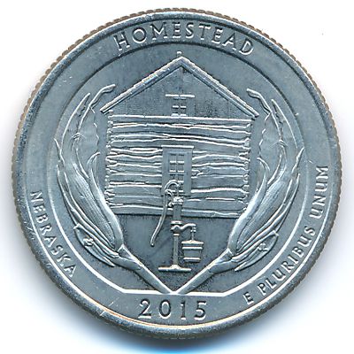 США, 1/4 доллара (2015 г.)