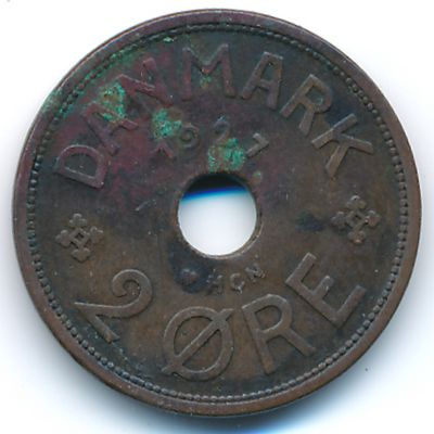 Дания, 2 эре (1927 г.)