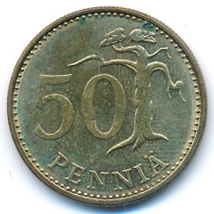 Финляндия, 50 пенни (1971 г.)