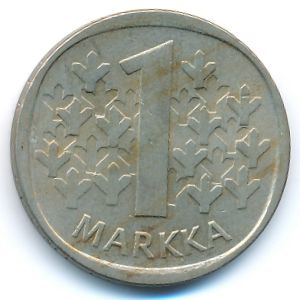 Finland, 1 markka, 1981
