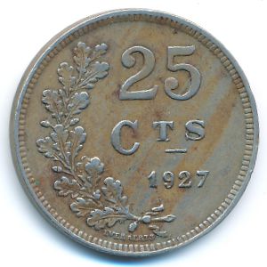 Люксембург, 25 сентим (1927 г.)