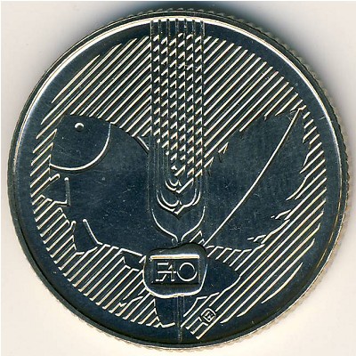 Hungary, 20 forint, 1985