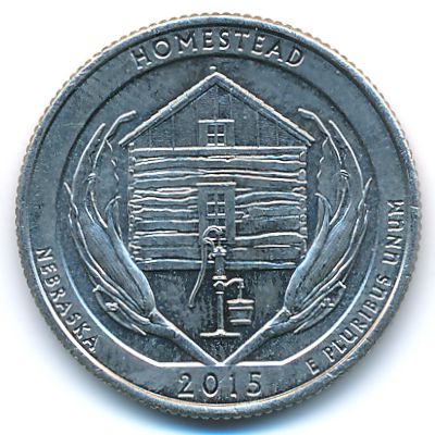 США, 1/4 доллара (2015 г.)