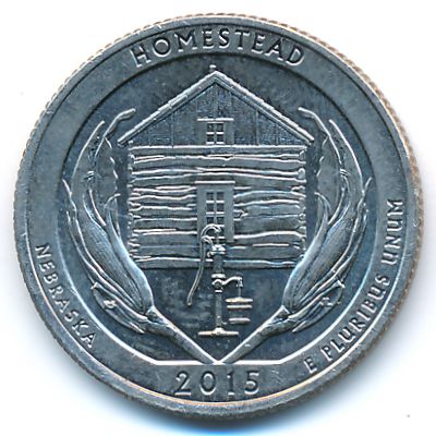 США, 1/4 доллара (2015 г.)