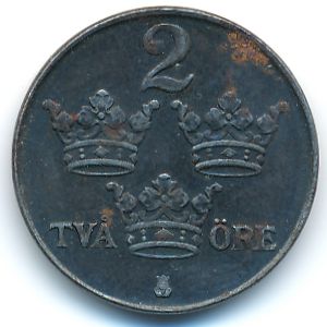 Швеция, 2 эре (1947 г.)