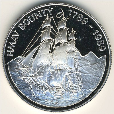 Острова Питкэрн, 1 доллар (1989 г.)