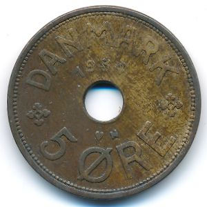 Дания, 5 эре (1934 г.)