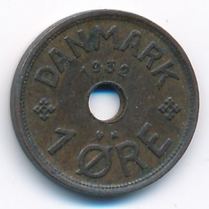 Дания, 1 эре (1932 г.)