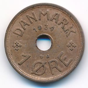 Дания, 1 эре (1934 г.)