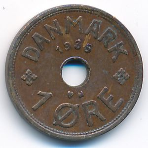 Дания, 1 эре (1935 г.)