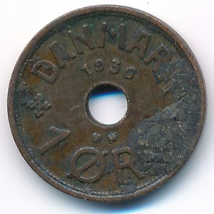 Дания, 1 эре (1936 г.)