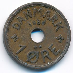 Дания, 1 эре (1939 г.)